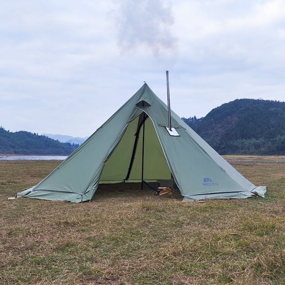 Tent,Tent With Stove People Tipi Tent Tipi Tent With 5-8 People Tipi With Stove Pyramid Stove Pyramid Tent Mewmewcat Cousopo