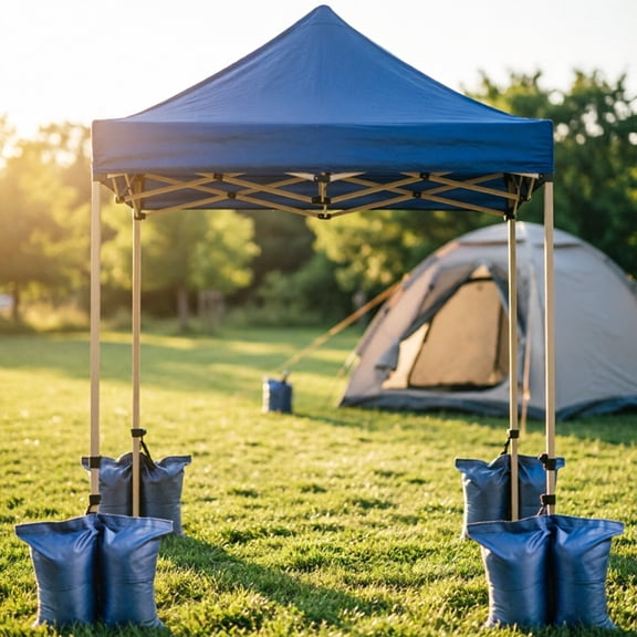 Tent Weight Sandbags Canopy Weight Bags Counterweight Pouches Wind‑Resistant Stabilizer Sacks For Pop‑Up Gazebo Canopy Beach Outdoor Market Event Booth