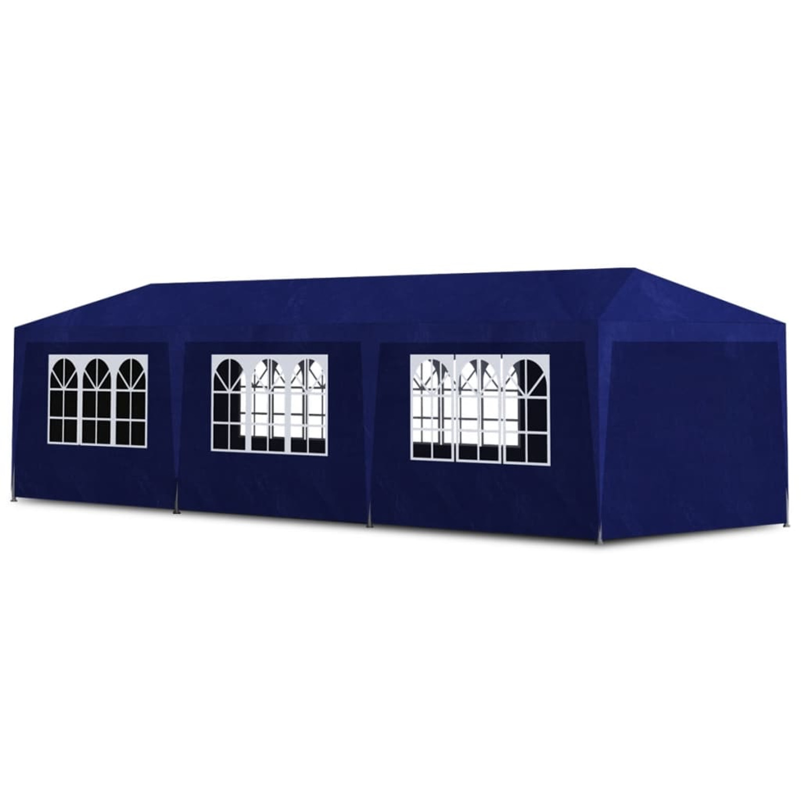 ,Tent With Side Panels And Windows Party Tent Shelter Patio Frame Shelter Canopy With Side Panels Steel Frame Side Panels And Lawn 30' X Tent - Uv Bbq Festival 30ft
