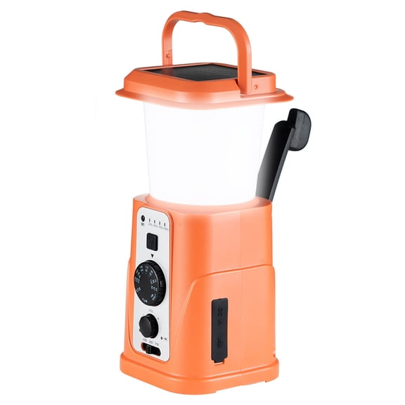 Tent lamp,Support 4 Portable Solar Hand-crank Campsite Lantern Am//wb/noaa Hand-crank Banks Banks Support Lantern Am//wb/noaa Weather 3 Modes 3 Modes L-ed