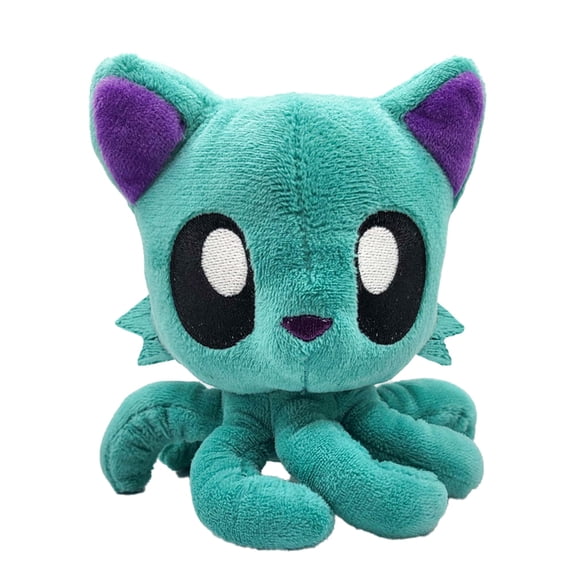 Tentacle Kitty Electron Teal 6 Inch Little One Plush