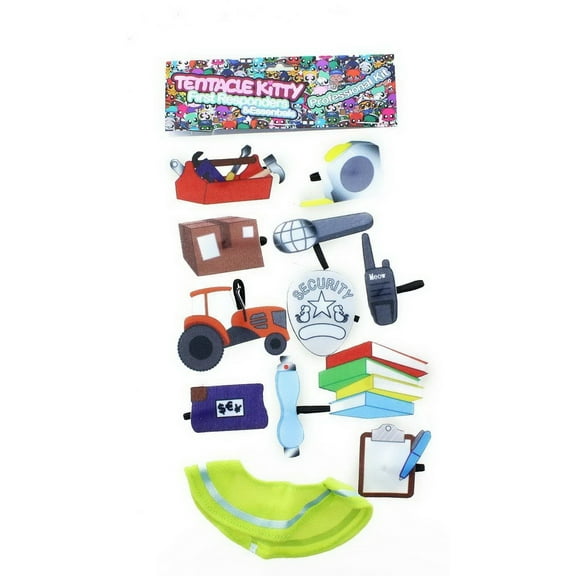 Tentacle Kitty First Responders & Essentials Plush Accessory Kit | Professional