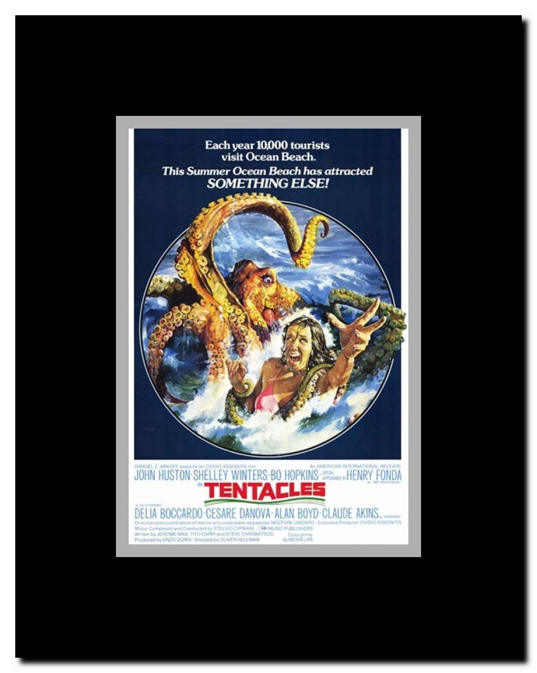 Tentacles Framed Movie Poster