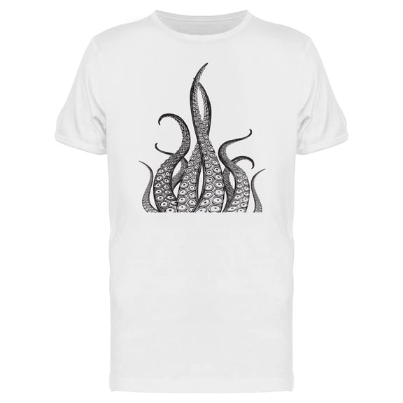 Tentacles Sketch T-Shirt Men -Image by Shutterstock, Male x-Large