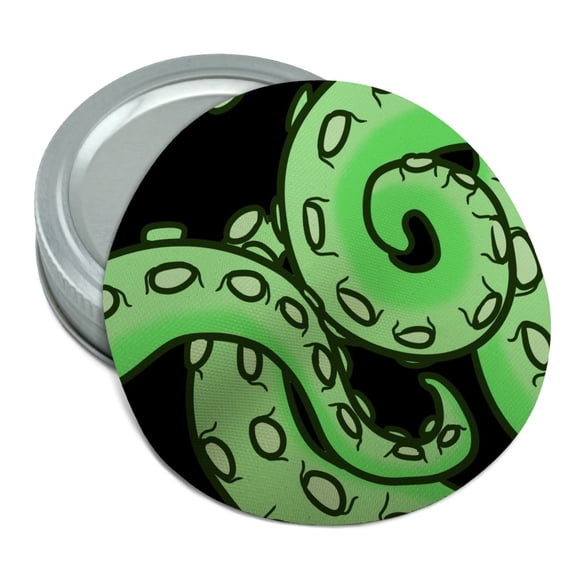 Tentacles Squid Octopus Green Round Rubber Non-Slip Jar Gripper Lid Opener