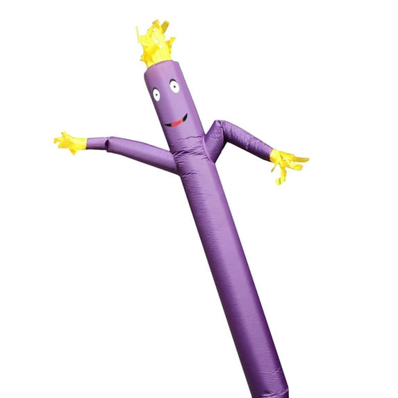 TentandTable 12' Fly Guy Wacky Waving Inflatable Tube Man, Purple, No Blower