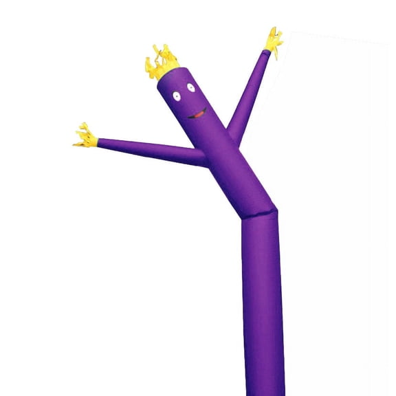 TentandTable 18' Fly Guy Wacky Waving Inflatable Tube Man, Purple, No Blower