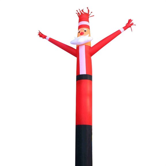 TentandTable 18' Fly Guy Wacky Waving Inflatable Tube Man, Santa Claus 1, No Blower