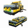 thumbnail image 1 of TentandTable 70' Commercial Inflatable Obstacle Course Rock Climbing Wall, Venom 2 Piece, 1 of 8