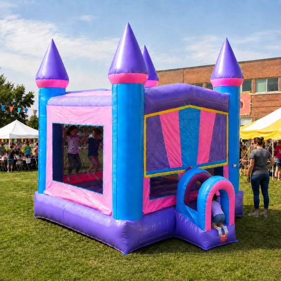 TentandTable Commercial Inflatable Bounce House - Modular Pink Kids Jumper