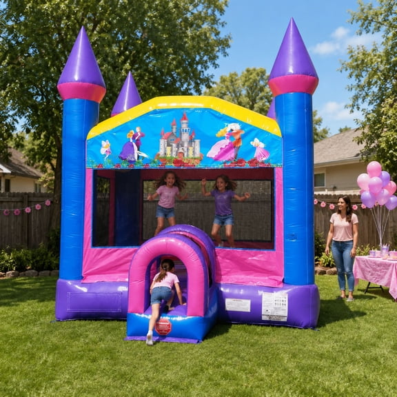 TentandTable Commercial Inflatable Bounce House - Princess Kids Jumper