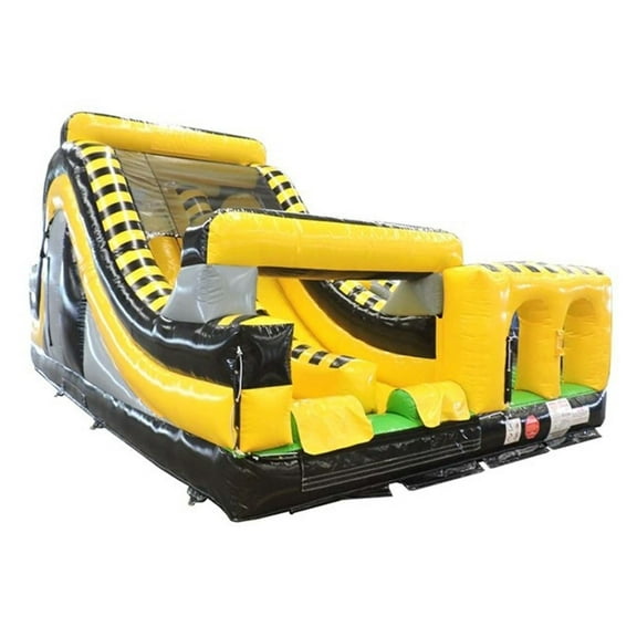 TentandTable Commercial Inflatable Obstacle Course, Venom Radical Run