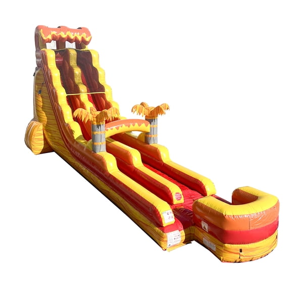 TentandTable Commercial Inflatable Water Slide, Lava Wave Marble with Blower, 22 ft