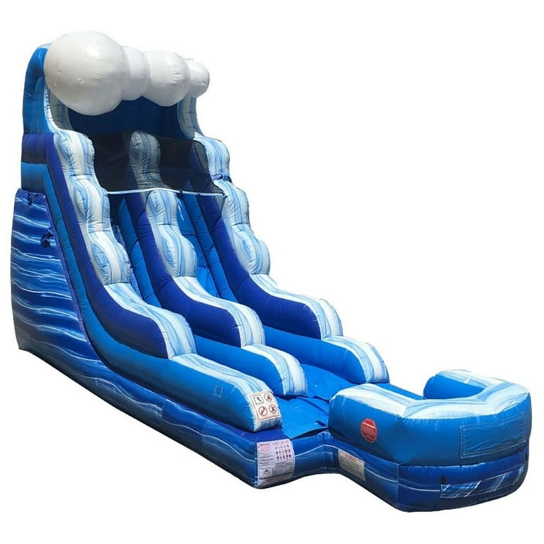 commercial huge blow up water slide