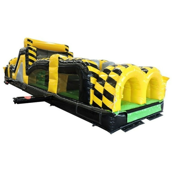 TentandTable Commercial Vinyl Inflatable Obstacle Course, Venom, 40'