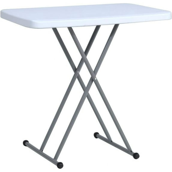 TentandTable Computer Desk, Small, Portable Side Table for Home Office, Work, Bedroom, or Vanity Station, Foldable and Adjustable Height Desk 19"-28.25", Holds TV Trays, Laptop, Outdoor/Indoor Use