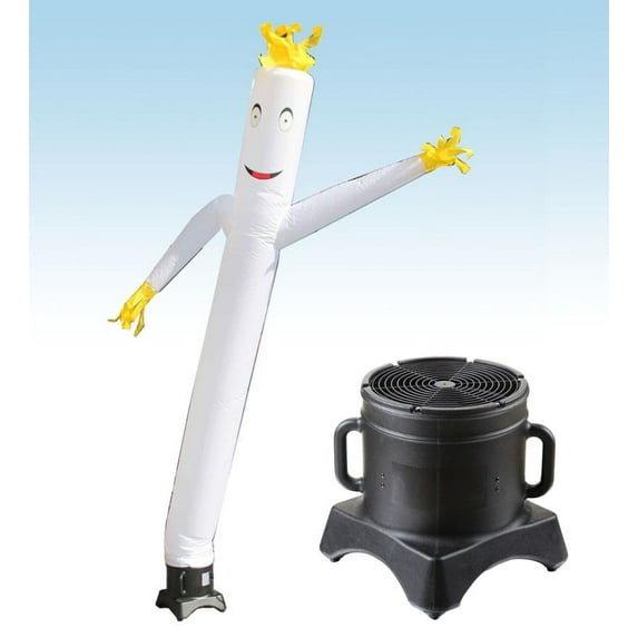 TentandTable Fly Guy Inflatable Tube Man with Blower - Standard White - 12 Ft