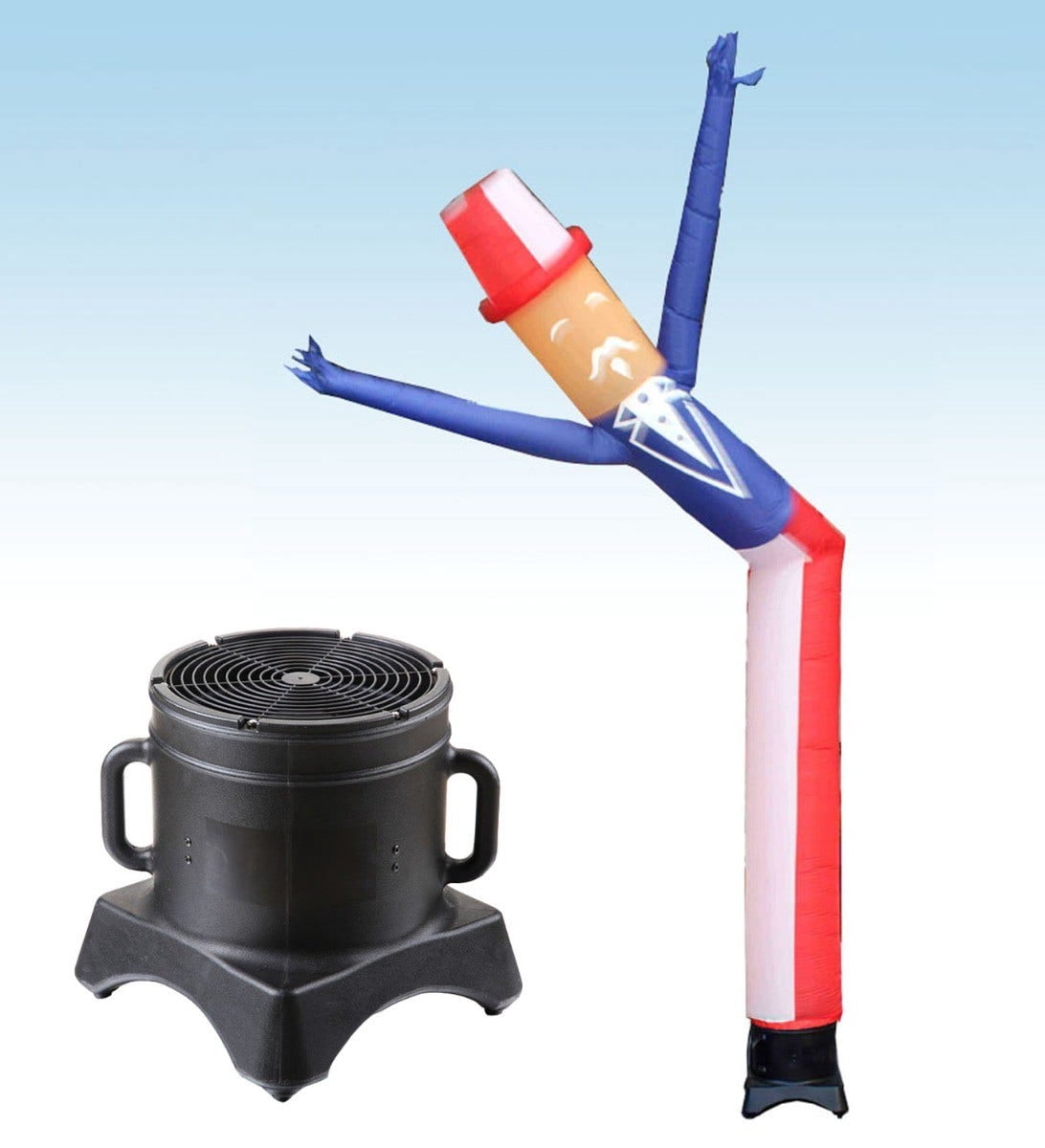 Table Top Inflatable Man TentandTable Wacky Waving Inflatable Tube Man with Blower - Uncle Sam ...