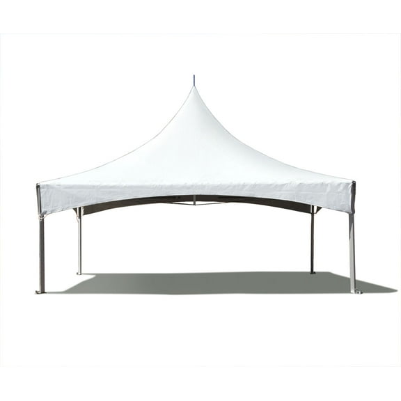 TentandTable High Peak Frame Outdoor Canopy Tent, White, 10 ft x 20 ft