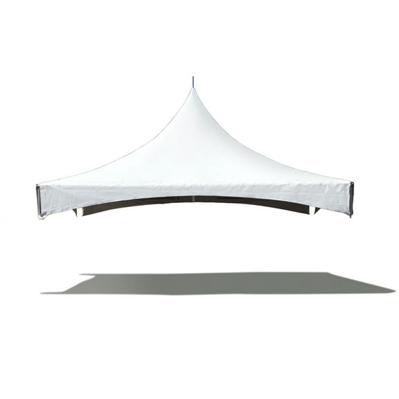 TentandTable High Peak Frame Party Tent Top Only, White , 10 ft x 20 ft