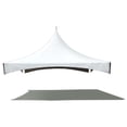 thumbnail image 1 of TentandTable Replacement Commercial High Peak Frame Tent Top ONLY, 20x20 White, 1 of 3