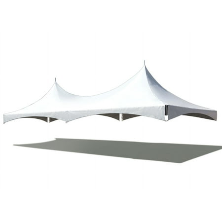 TentandTable High Peak Frame Party Tent Top Only, White , 20 ft x 40 ft