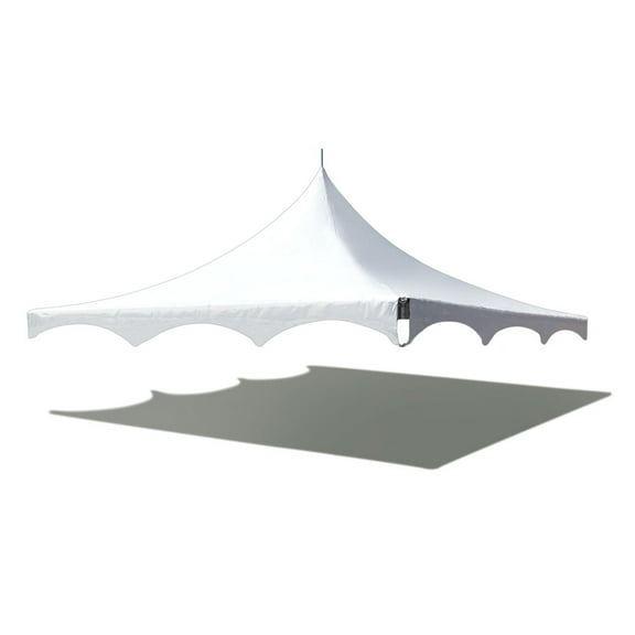TentandTable High Peak Frame Party Tent Top Only, White , 30 ft x 30 ft