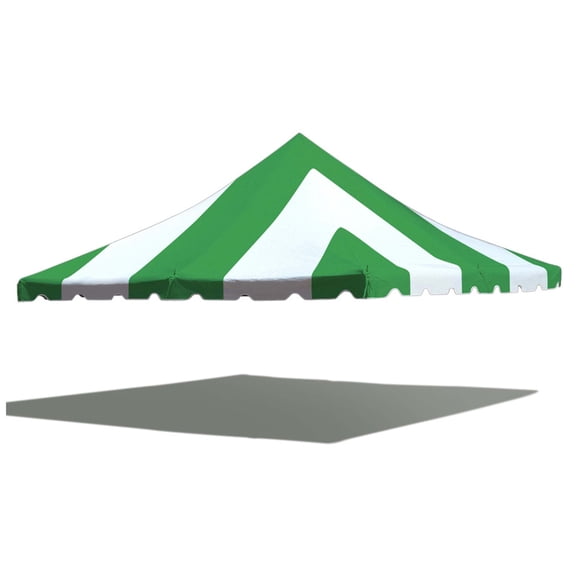 TentandTable Outdoor Wedding Canopy Event Pole Tent, Top Only, Green, 20 ft x 20 ft