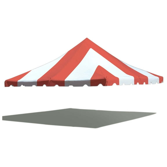 TentandTable Outdoor Wedding Canopy Event Pole Tent, Top Only, Red, 20 ft x 20 ft