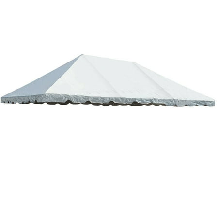 TentandTable Outdoor Wedding Canopy Frame Event Tent Top ONLY, White, 10' x 20'