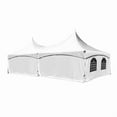 thumbnail image 1 of TentandTable Outdoor Wedding Canopy High Peak Frame Party Tent with Sidewalls, White, 20 ft x 30 ft, 1 of 4