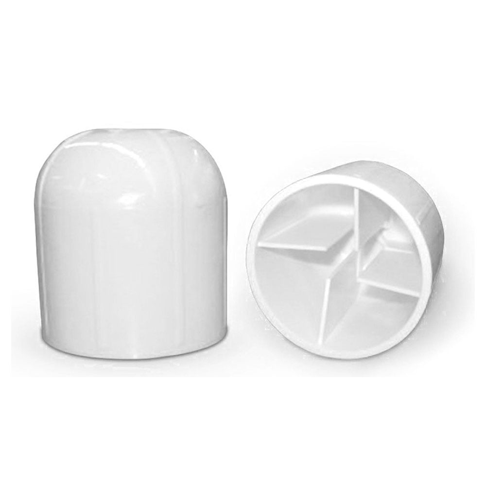 TentandTable Plastic Tent Stake Cap Protective Cover, White, 10 Pack