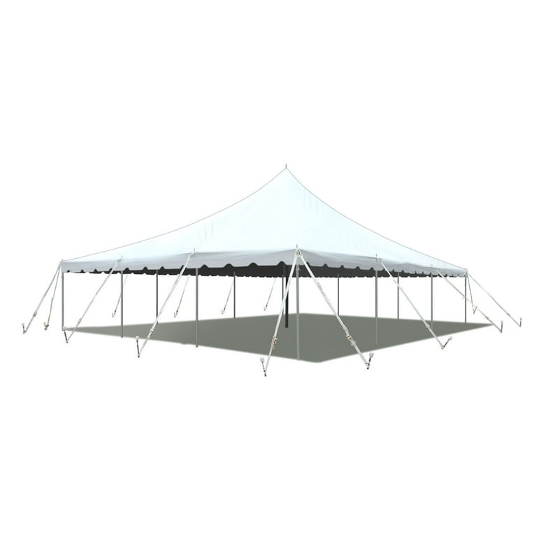 TentandTable Premium Outdoor Wedding Event Party Canopy Tent White Waterproof 30 ft x 30 ft