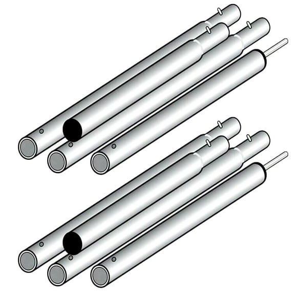 TentandTable Premium Pole Tent Center Pole Set, 20 Ft x 30 Ft