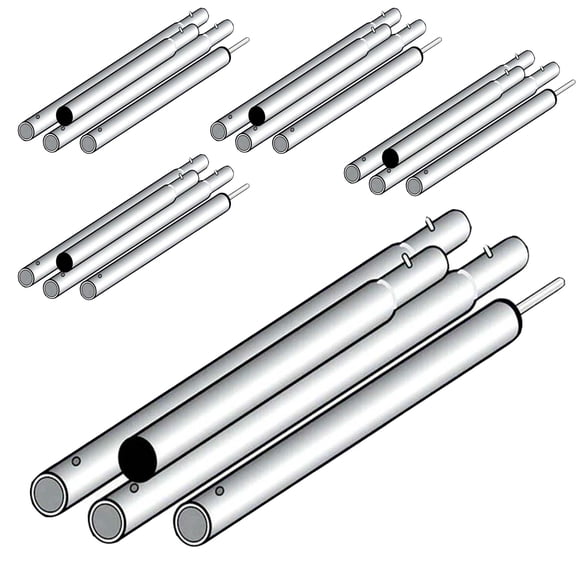 TentandTable Premium Pole Tent Center Pole Set, 20 Ft x 60 Ft