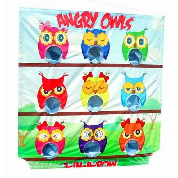 TentandTable Replacement Inflatable Frame Game Panel Only, Angry Owls