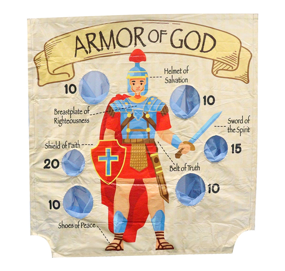 TentandTable Replacement Inflatable Frame Game Panel Only, Armor of God