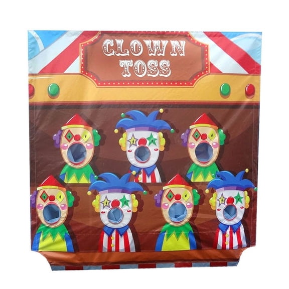 TentandTable Replacement Inflatable Frame Game Panel Only, Clown Toss
