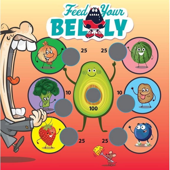TentandTable Replacement Inflatable Frame Game Panel Only, Feed Your Belly