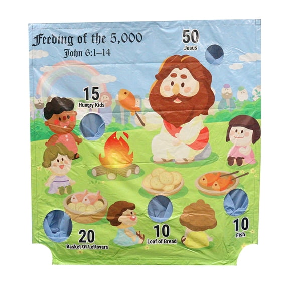 TentandTable Replacement Inflatable Frame Game Panel Only, Loaves and Fishes
