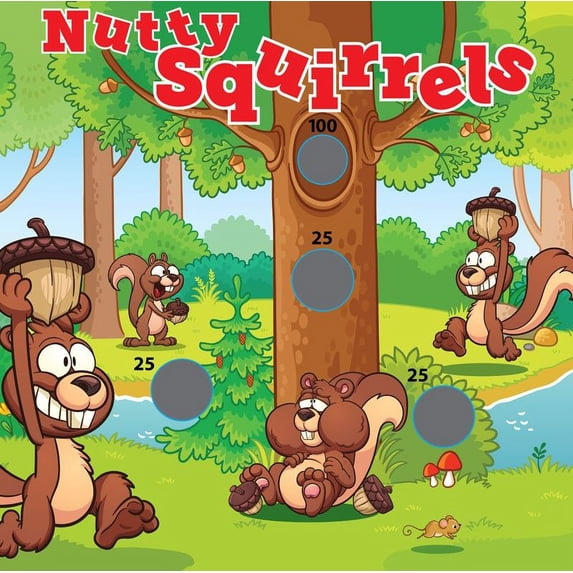 TentandTable Replacement Inflatable Frame Game Panel Only, Nutty Squirrels
