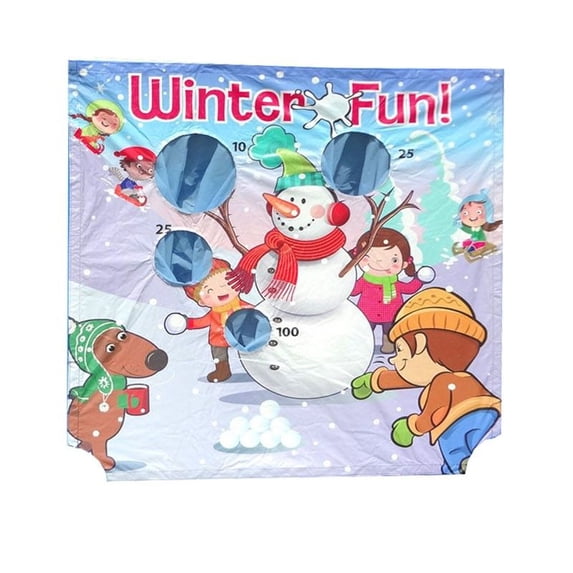TentandTable Replacement Inflatable Frame Game Panel Only, Winter Fun