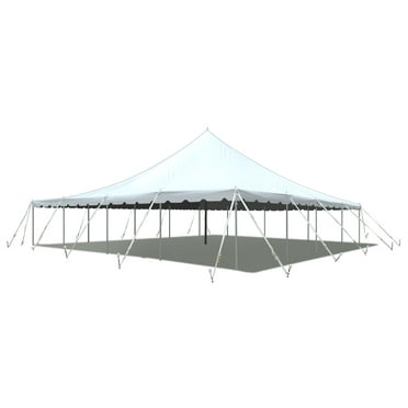 TentandTable Sectional Outdoor Wedding Event Party Canopy Tent, White Waterproof, 40 ft x 40 ft