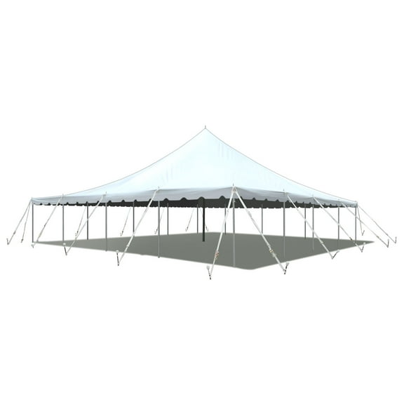 TentandTable Sectional Outdoor Wedding Event Party Canopy Tent, White Waterproof, 40 ft x 40 ft