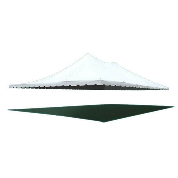 TentandTable Sectional Wedding Canopy Premium Pole Tent Top ONLY, White, 40 ft x 60 ft