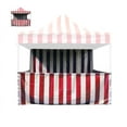 thumbnail image 1 of TentandTable Speedy Pop-up Carnival Tent Sidewall Kit Only, Red and White Striped, 10 ft x 10 ft, 1 of 6