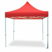 TentandTable Speedy Pop-up Party Tent 40mm, Red, 10 ft x 10 ft