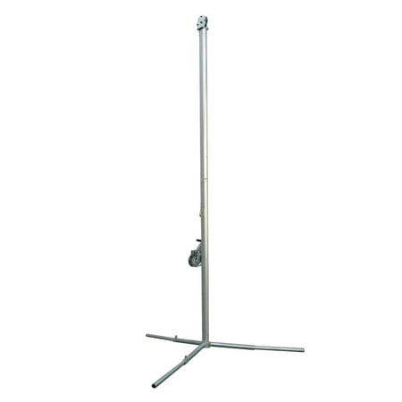 TentandTable Steel Reinforced Frame Tent Jack with Easy Crank Handle, 12 ft