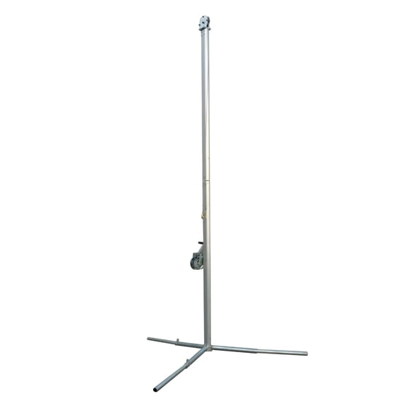 TentandTable Steel Reinforced Frame Tent Jack with Easy Crank Handle, 12 ft