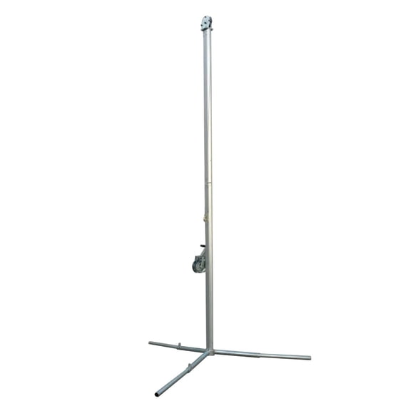 TentandTable Steel Reinforced Frame Tent Jack with Easy Crank Handle, 12 ft